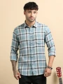 Turquoise Blue, Beige, Black